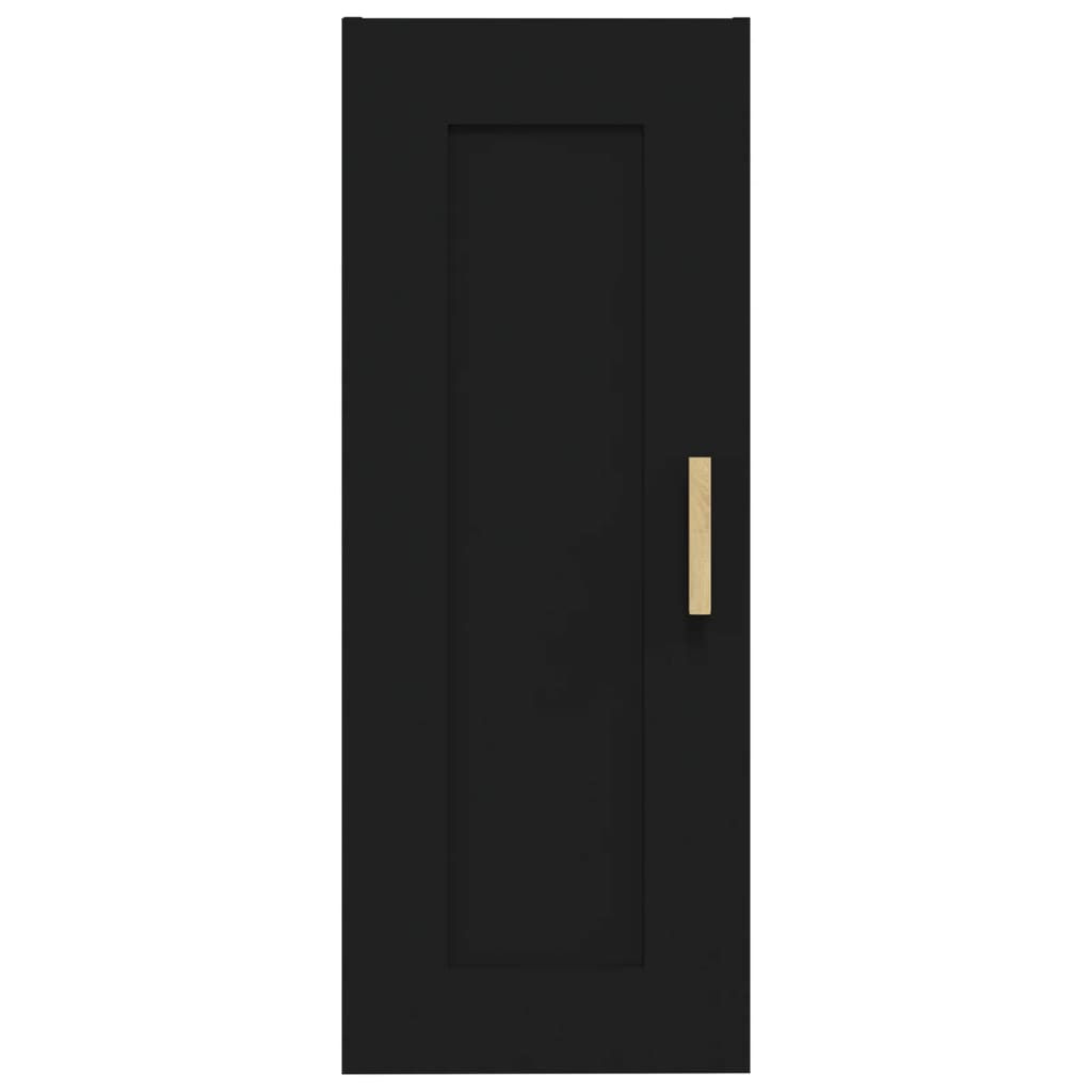 Armoire murale Noir 35x34x90 cm Bois d'ingénierie - XIOS