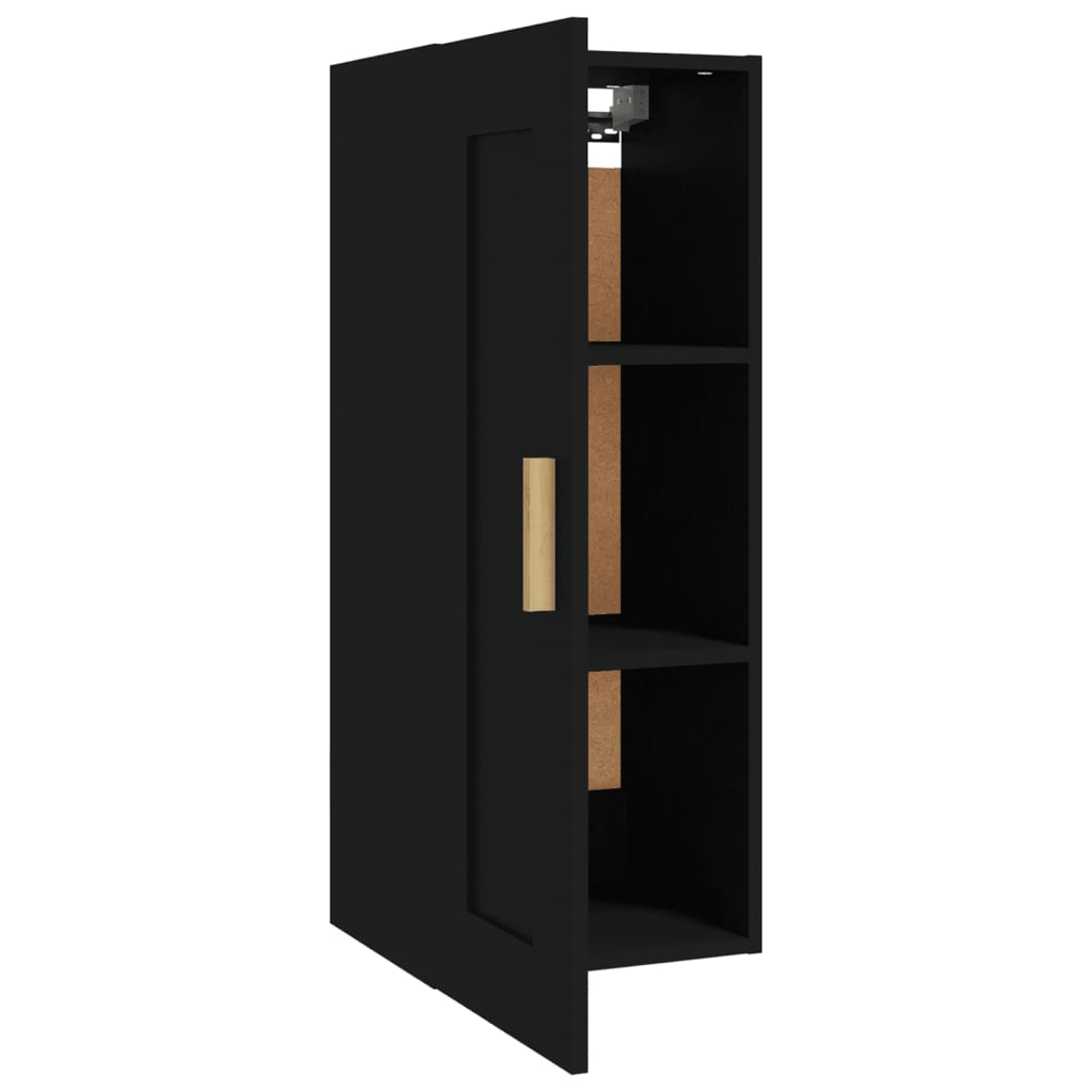 Armoire murale Noir 35x34x90 cm Bois d'ingénierie - XIOS