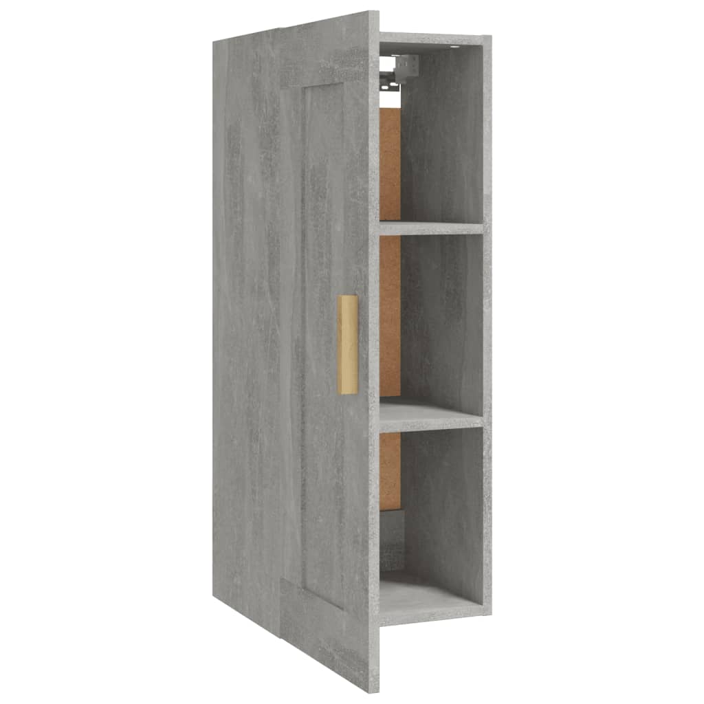 Armoire murale Gris béton 35x34x90 cm Bois d'ingénierie - XIOS