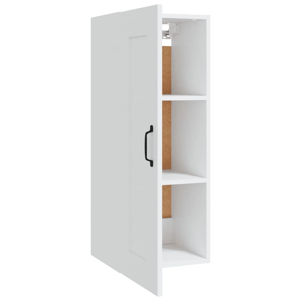 Armoire suspendue Blanc 35x34x90 cm Bois d'ingénierie - XIOS