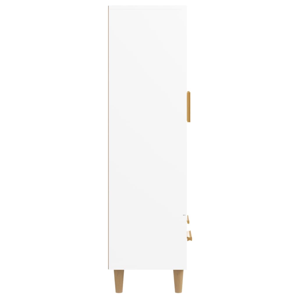Buffet haut Blanc 70x31x115 cm Bois d'ingénierie - XIOS