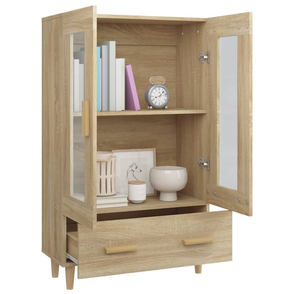 Buffet haut Chêne sonoma 70x31x115 cm Bois d'ingénierie - XIOS