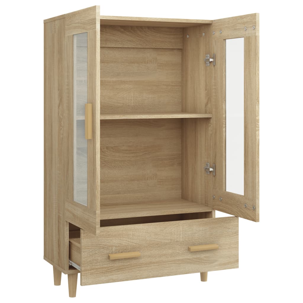 Buffet haut Chêne sonoma 70x31x115 cm Bois d'ingénierie - XIOS