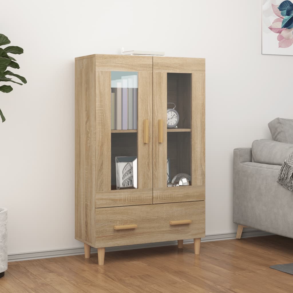 Buffet haut Chêne sonoma 70x31x115 cm Bois d'ingénierie - XIOS