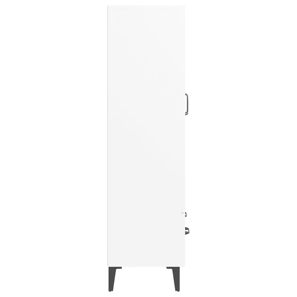 Buffet haut Blanc 70x31x115 cm Bois d'ingénierie - XIOS
