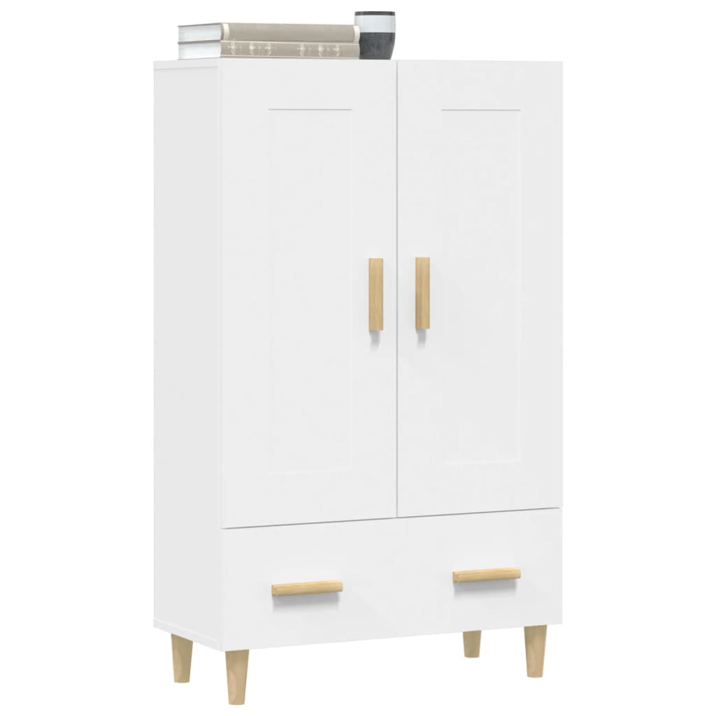 Buffet haut Blanc 70x31x115 cm Bois d'ingénierie - XIOS