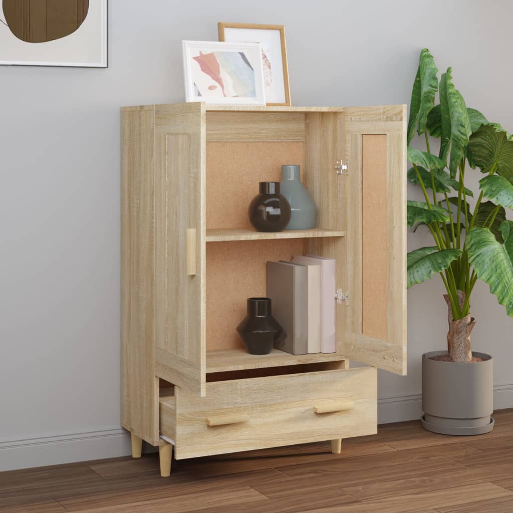 Buffet haut Chêne sonoma 70x31x115 cm Bois d'ingénierie - XIOS