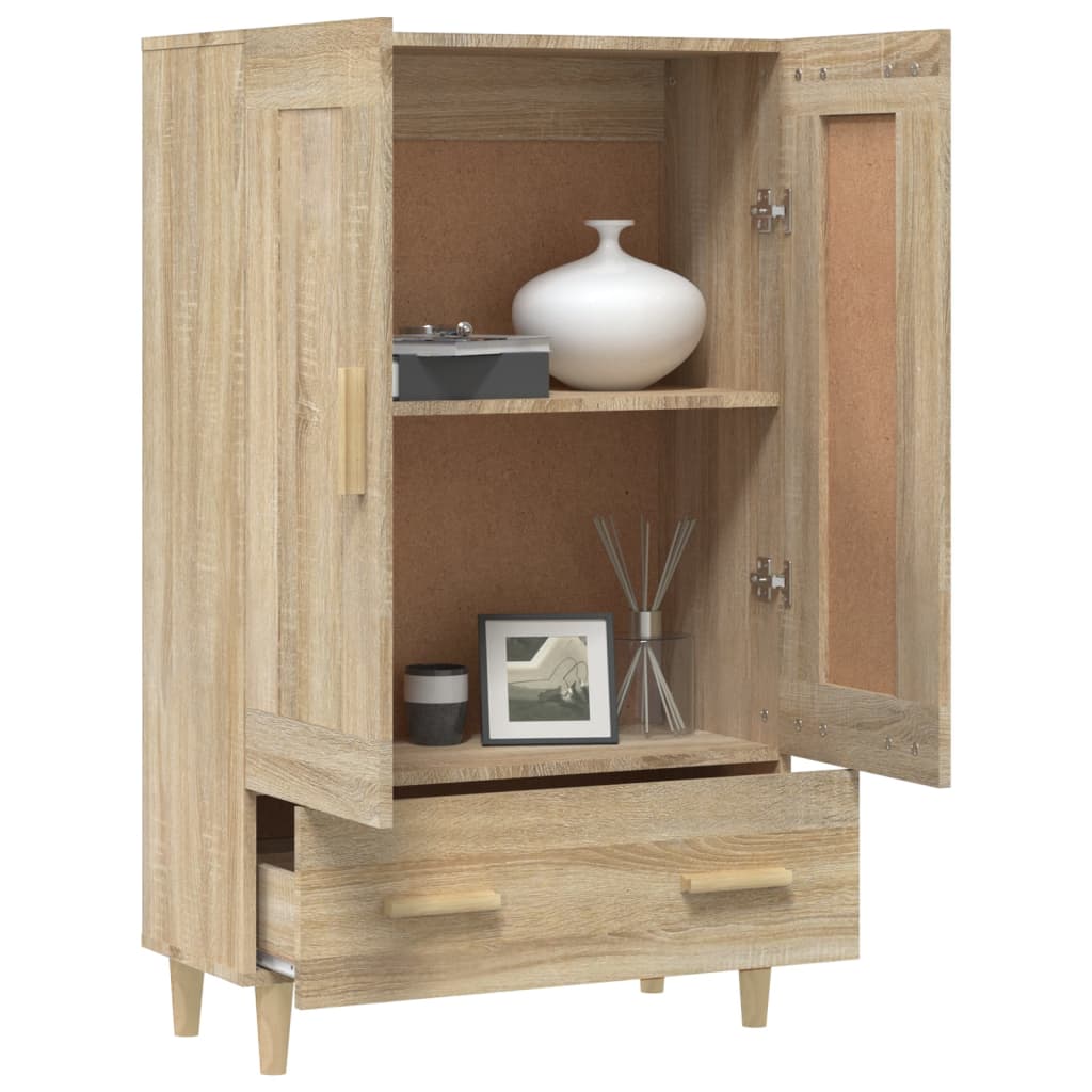 Buffet haut Chêne sonoma 70x31x115 cm Bois d'ingénierie - XIOS