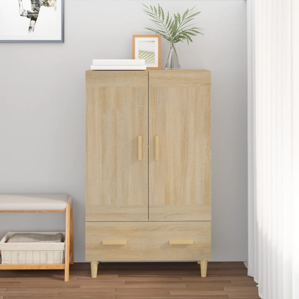 Buffet haut Chêne sonoma 70x31x115 cm Bois d'ingénierie - XIOS
