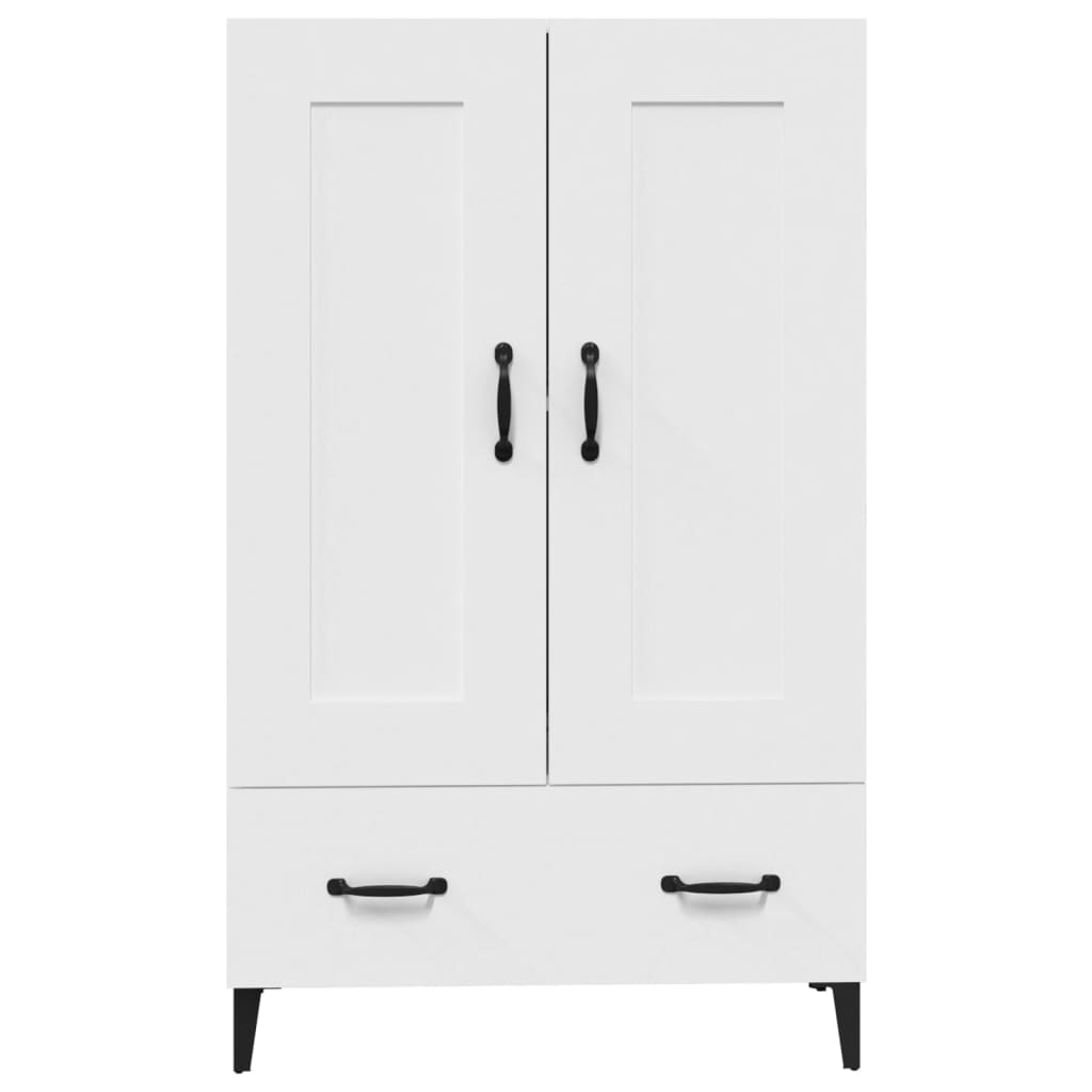 Buffet haut Blanc 70x31x115 cm Bois d'ingénierie - XIOS