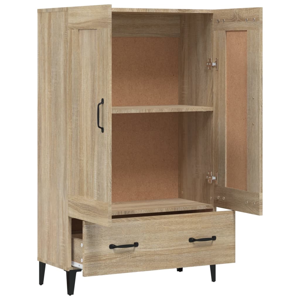 Buffet haut Chêne sonoma 70x31x115 cm Bois d'ingénierie - XIOS