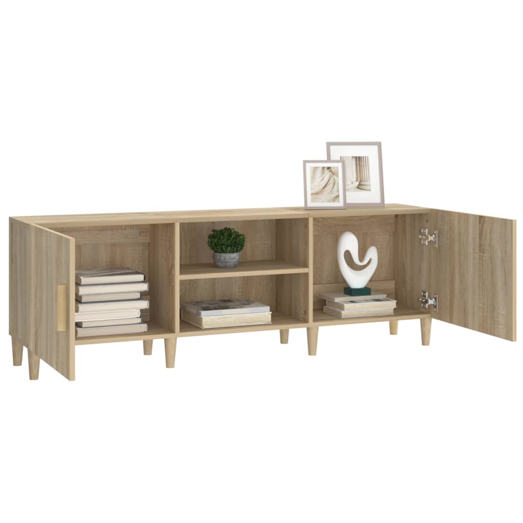 Meuble TV Chêne sonoma 150x30x50 cm Bois d'ingénierie - XIOS