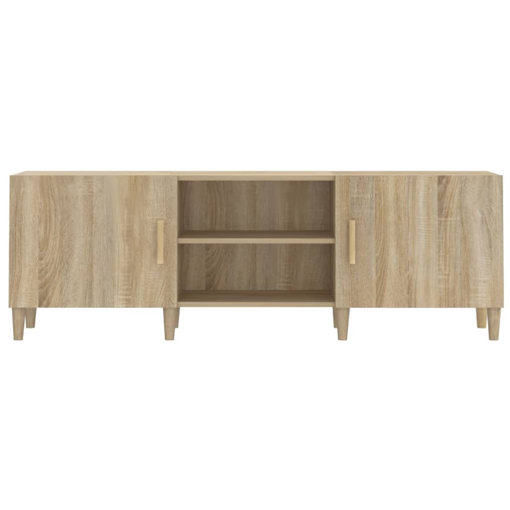 Meuble TV Chêne sonoma 150x30x50 cm Bois d'ingénierie - XIOS