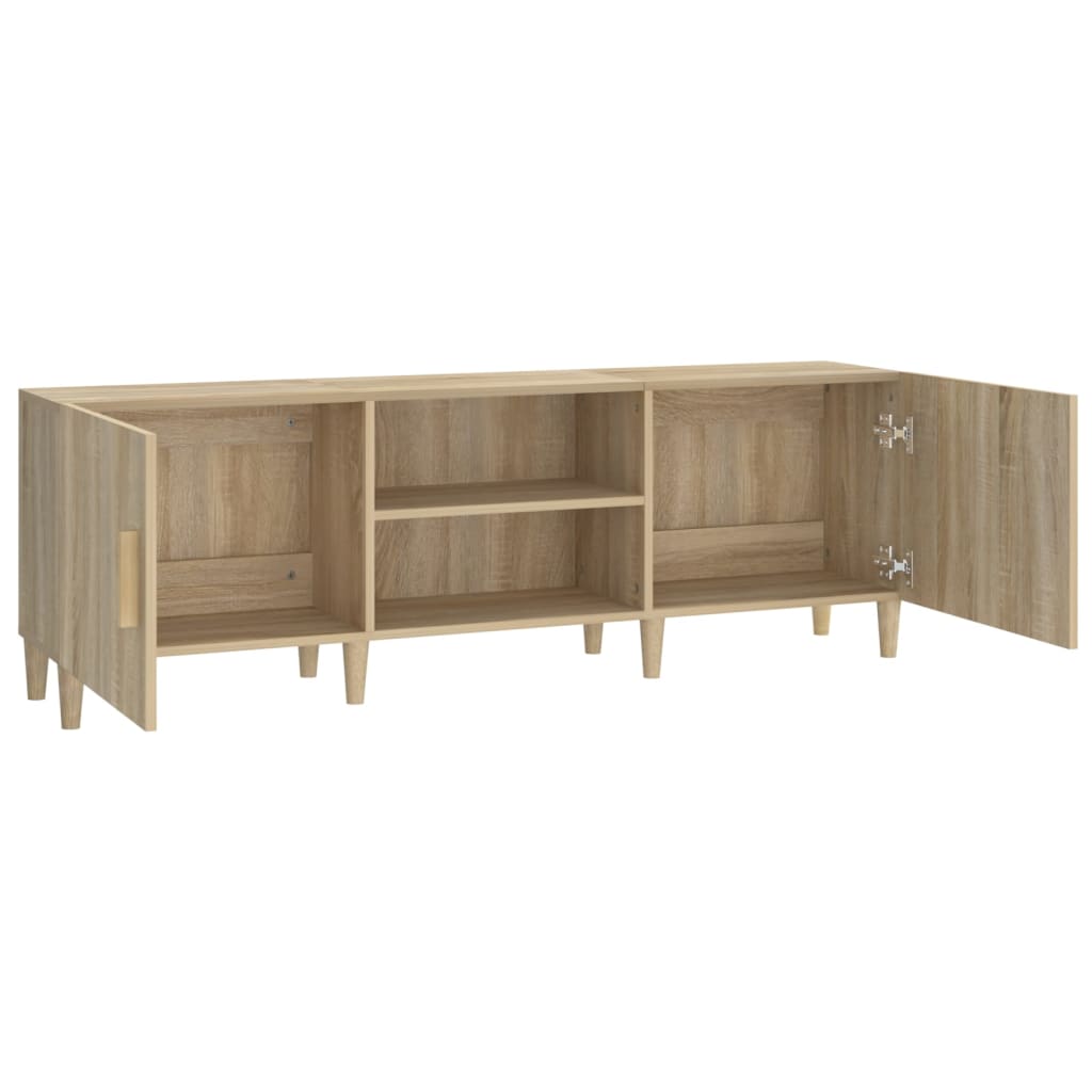 Meuble TV Chêne sonoma 150x30x50 cm Bois d'ingénierie - XIOS