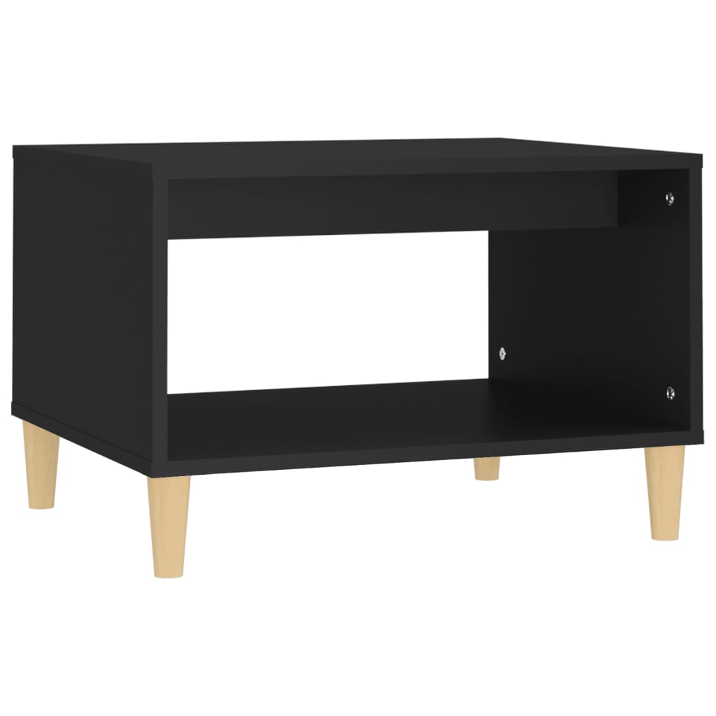 Table basse Noir 60x50x40 cm Bois d'ingénierie - XIOS