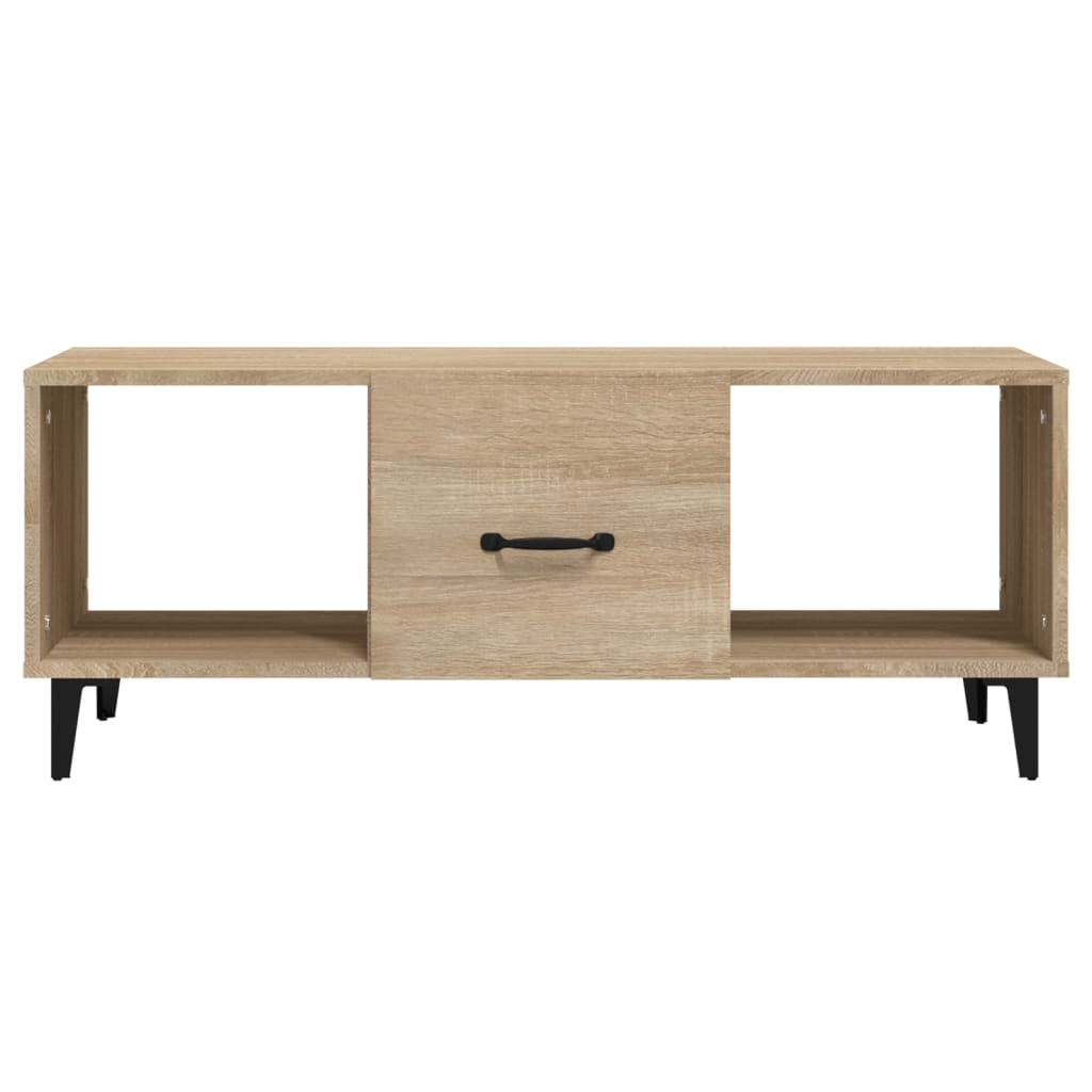 Table basse Chêne sonoma 102x50x40 cm Bois d'ingénierie - XIOS