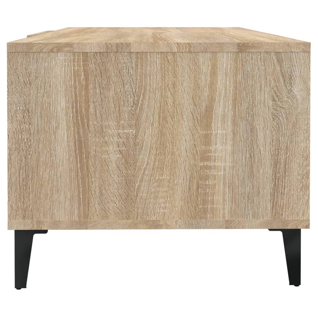 Table basse Chêne sonoma 102x50x40 cm Bois d'ingénierie - XIOS