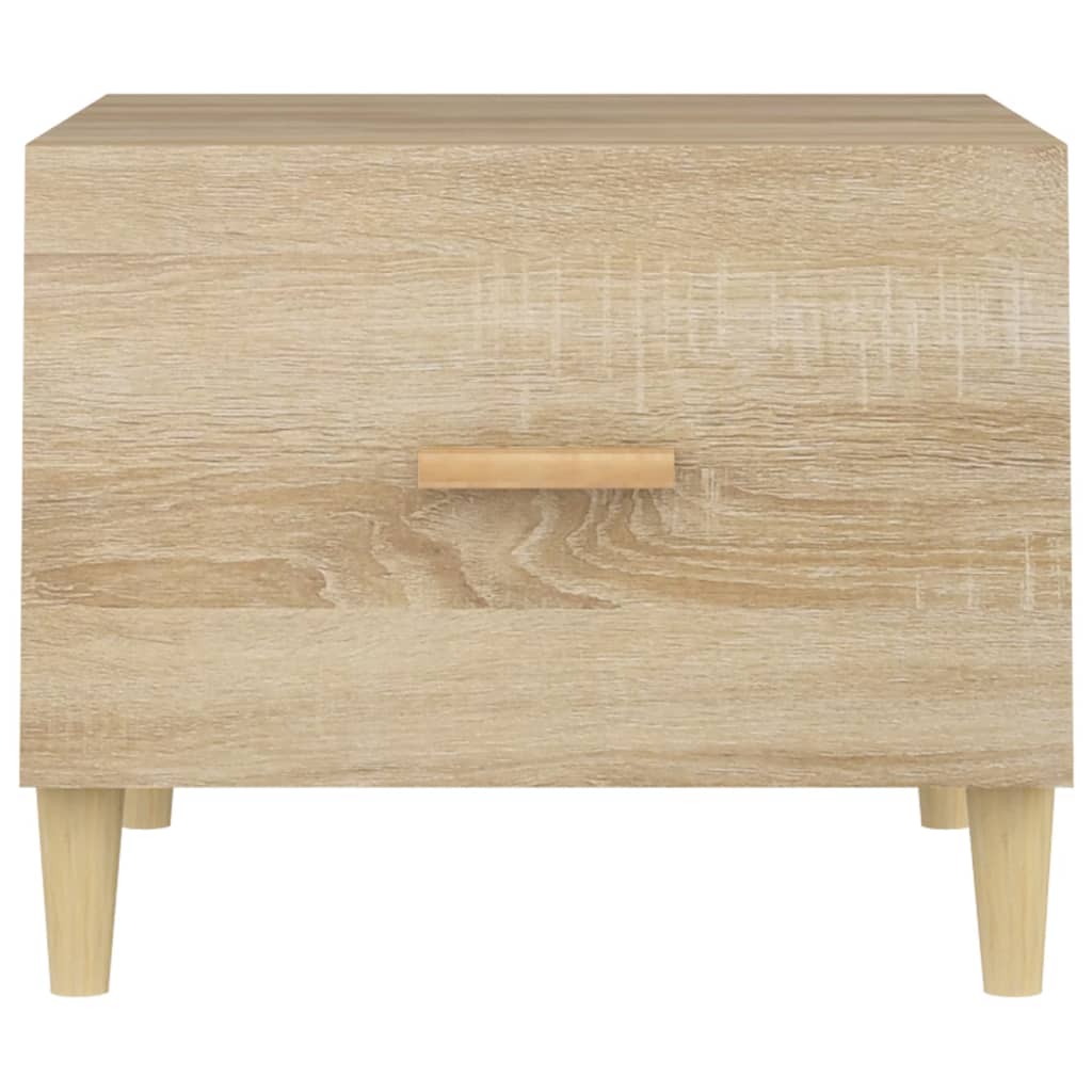 Tables basses 2 pcs chêne sonoma 50x50x40 cm bois d'ingénierie - XIOS