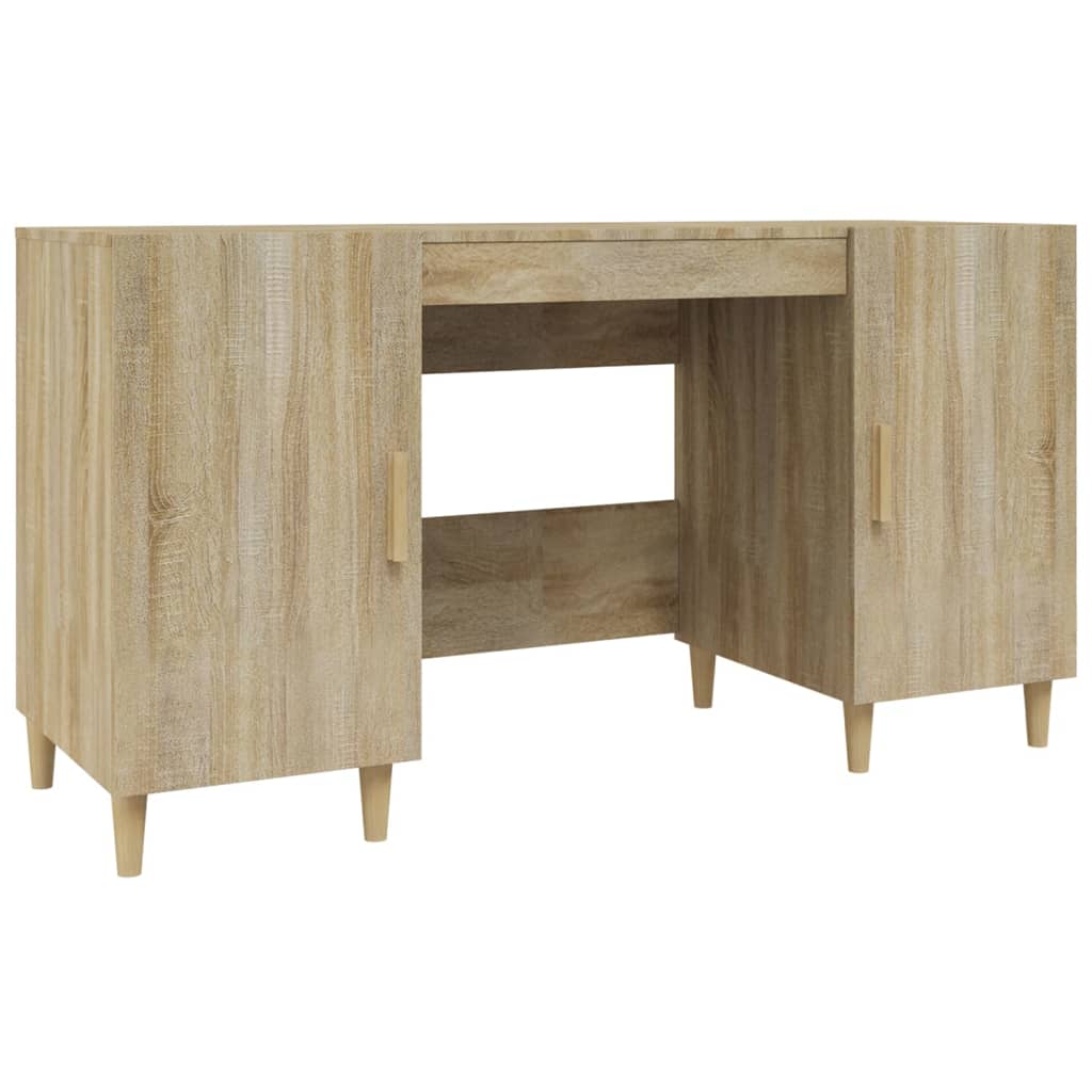 Bureau Chêne sonoma 140x50x75 cm Bois d'ingénierie - XIOS