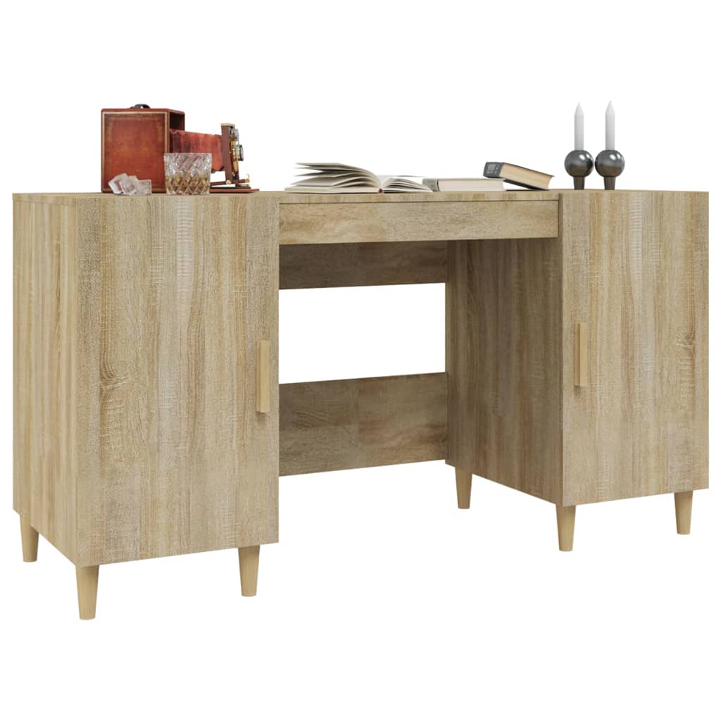 Bureau Chêne sonoma 140x50x75 cm Bois d'ingénierie - XIOS