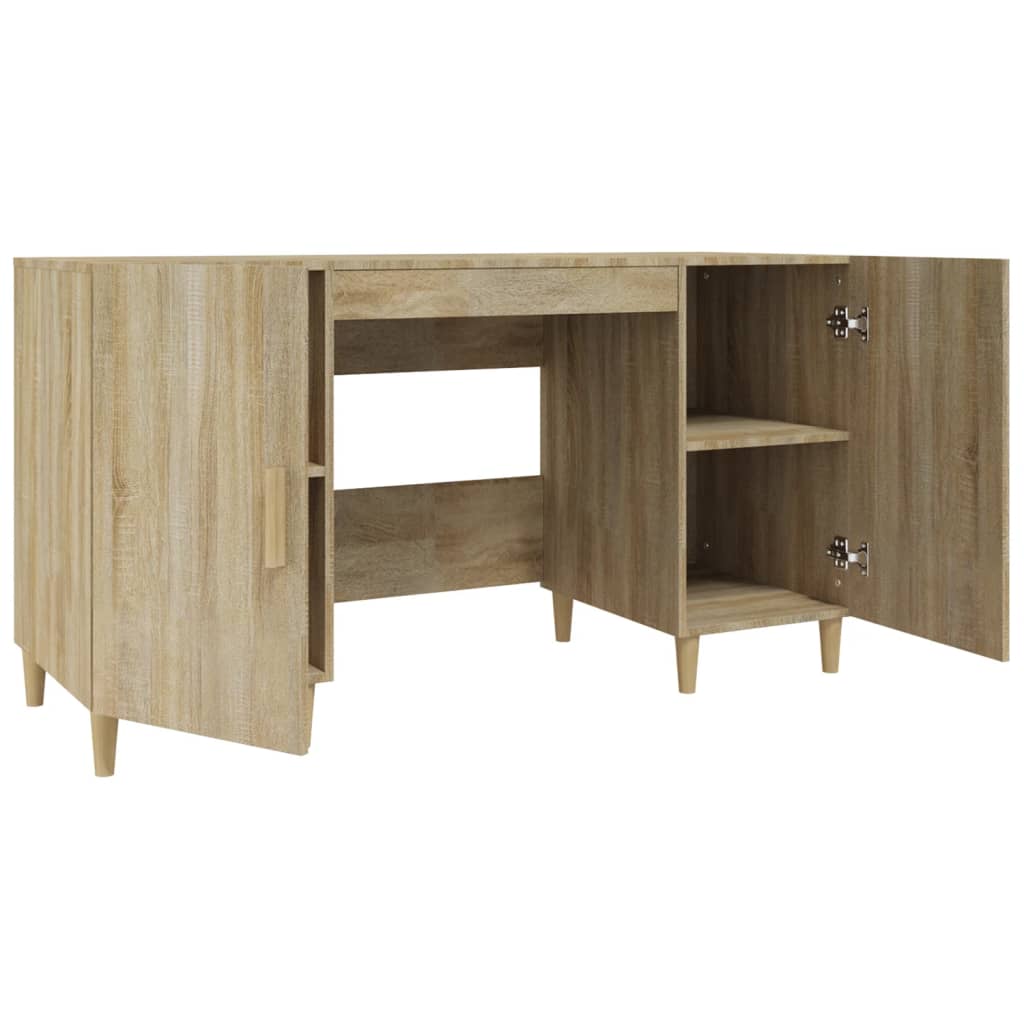 Bureau Chêne sonoma 140x50x75 cm Bois d'ingénierie - XIOS