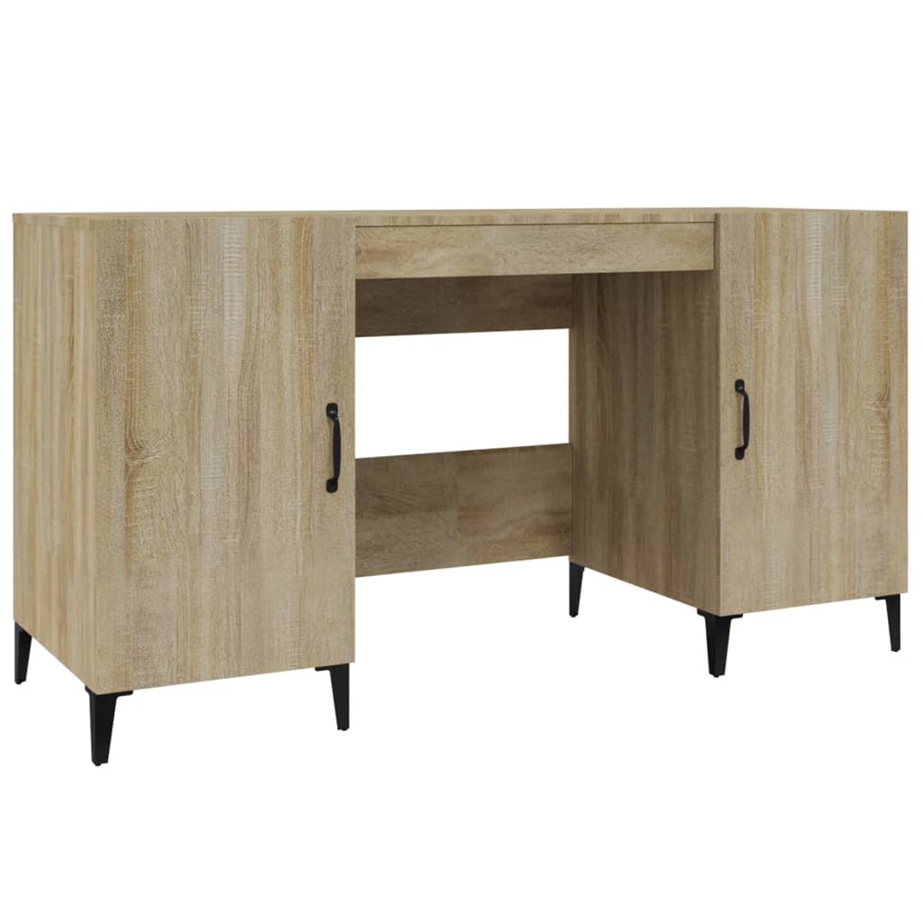 Bureau Chêne sonoma 140x50x75 cm Bois d'ingénierie - XIOS
