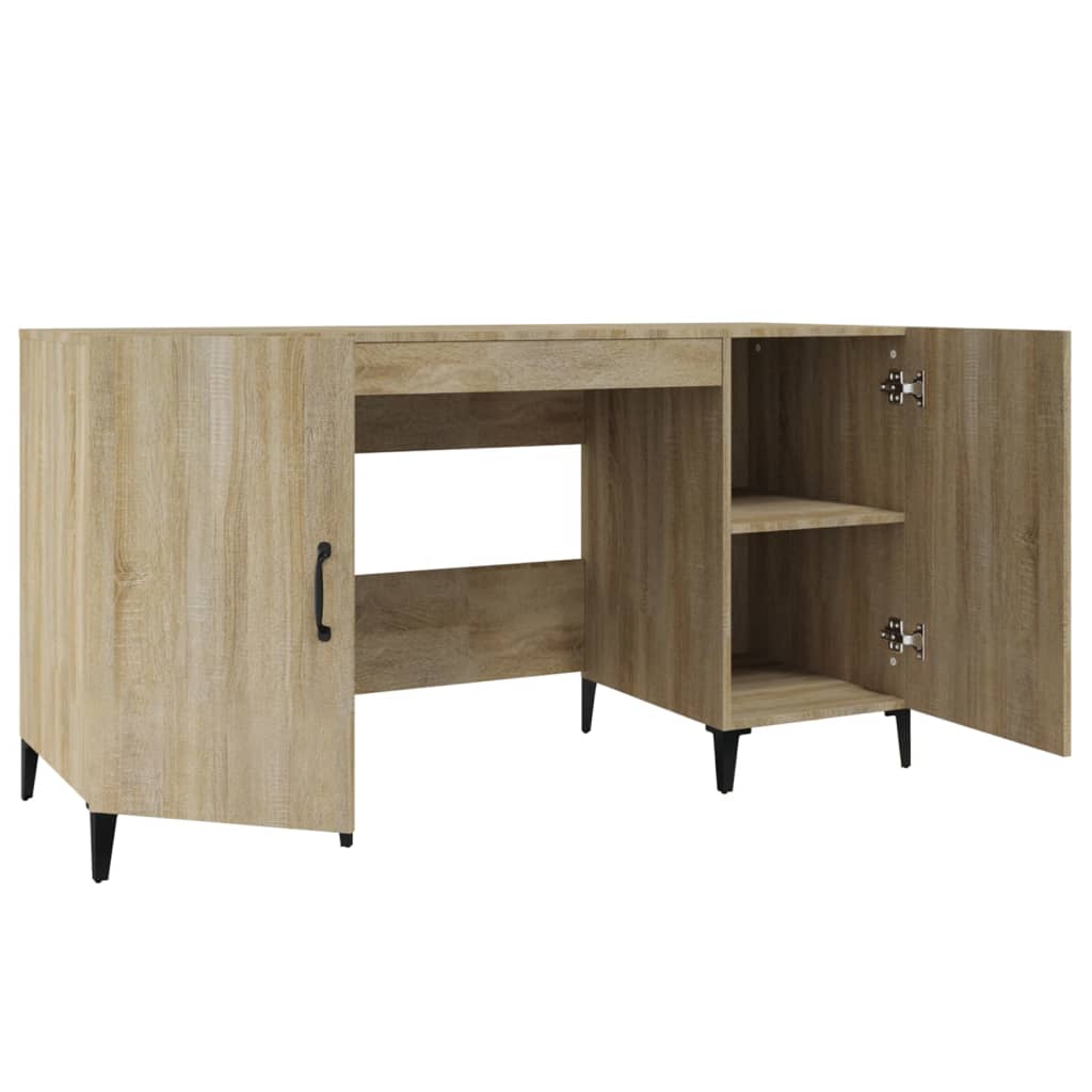 Bureau Chêne sonoma 140x50x75 cm Bois d'ingénierie - XIOS