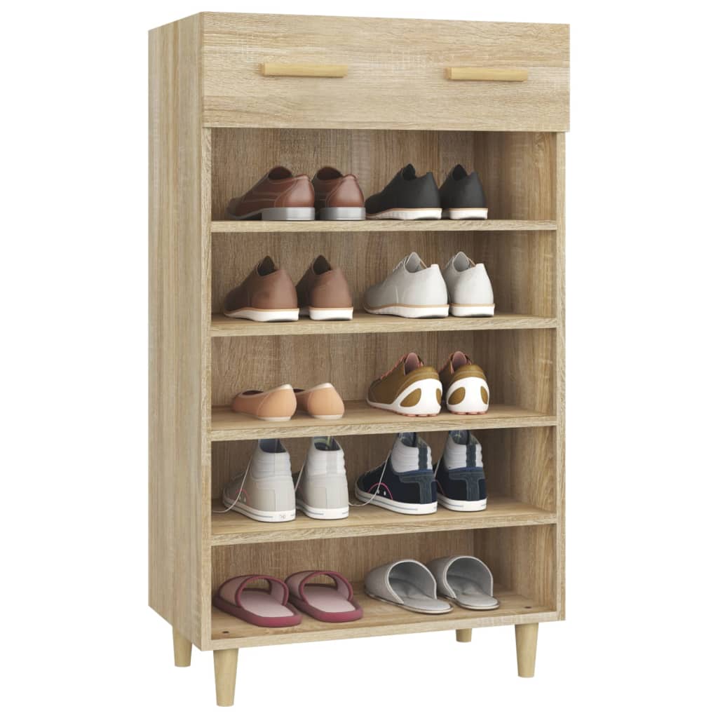 Armoire à chaussures Chêne sonoma 60x35x105cm Bois d'ingénierie - XIOS