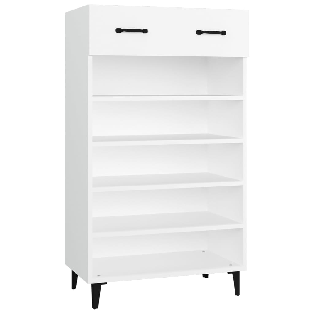 Armoire à chaussures Blanc 60x35x105 cm Bois d'ingénierie - XIOS