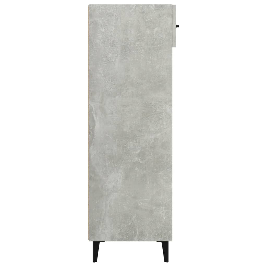 Armoire à chaussures Gris béton 60x35x105 cm Bois d'ingénierie - XIOS