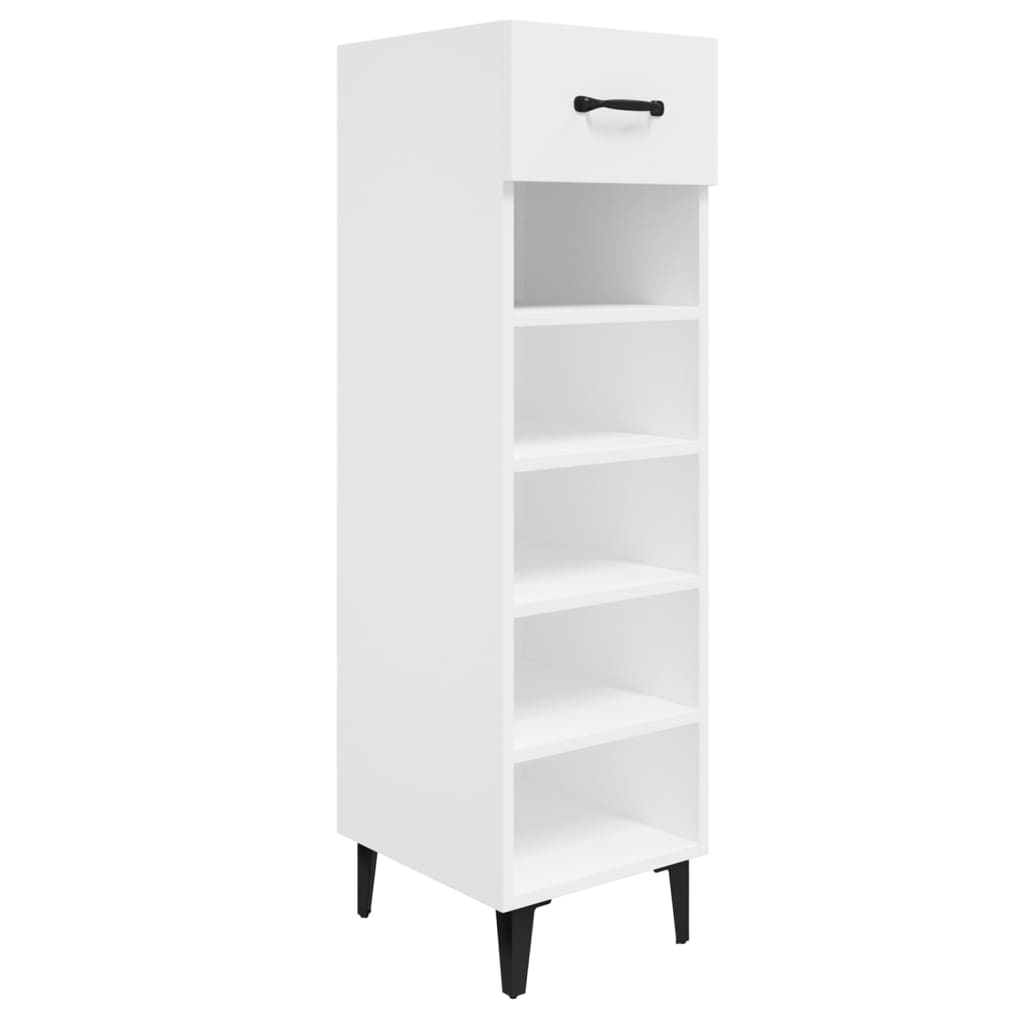 Armoire à chaussures blanc 30x35x105 cm bois d'ingénierie - XIOS