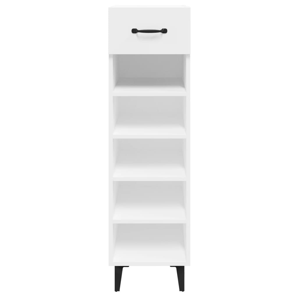 Armoire à chaussures blanc 30x35x105 cm bois d'ingénierie - XIOS
