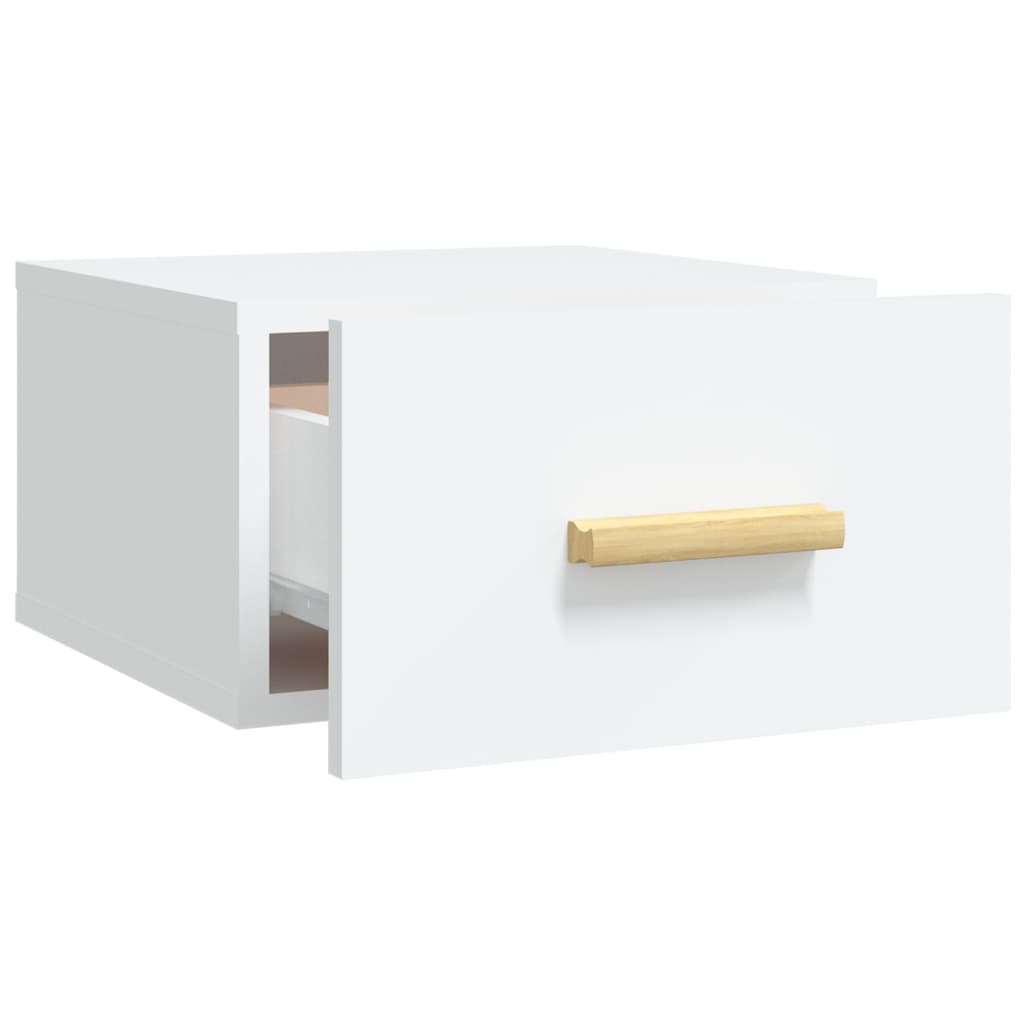 Tables de chevet murales 2 pcs blanc 35x35x20 cm - XIOS