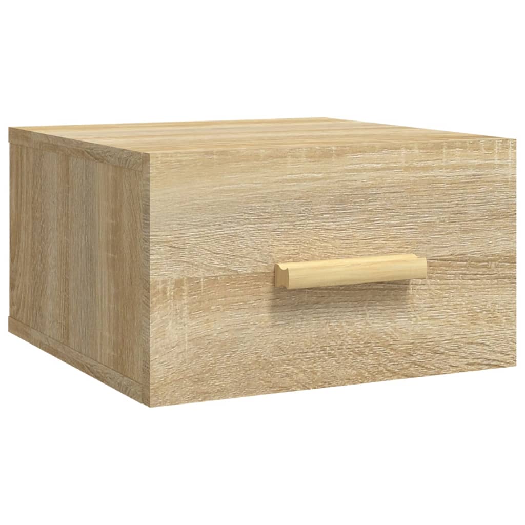 Tables de chevet murales 2 pcs chêne sonoma 35x35x20 cm - XIOS