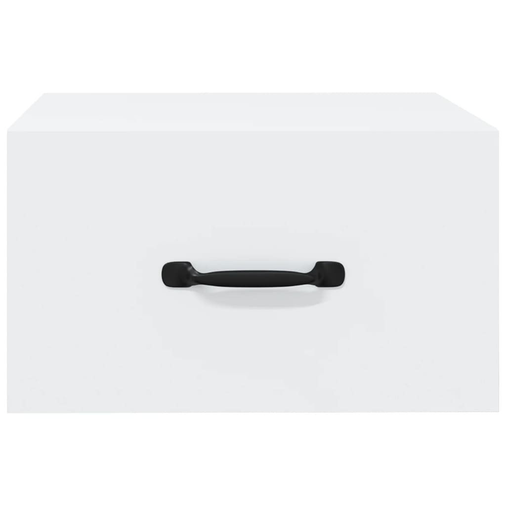 Table de chevet murale Blanc 35x35x20 cm - XIOS