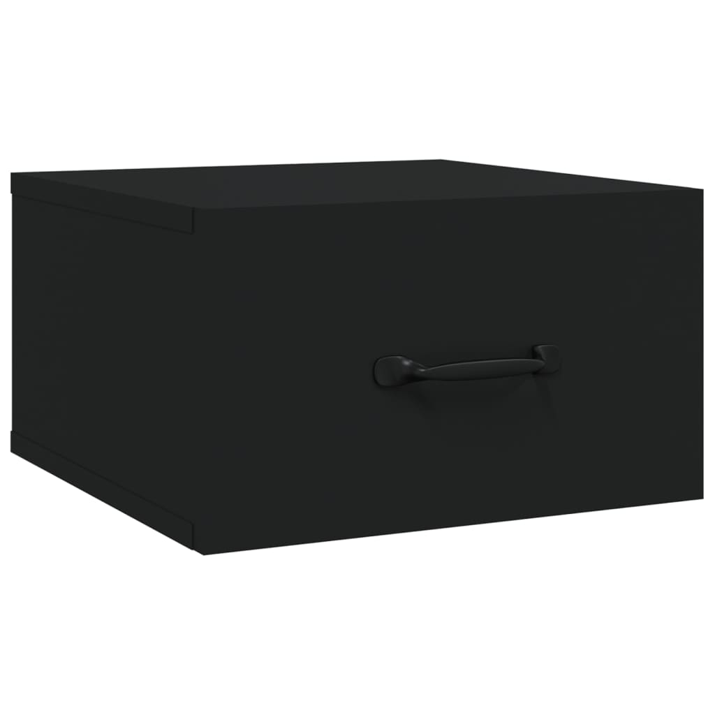 Tables de chevet murales 2 pcs Noir 35x35x20 cm - XIOS
