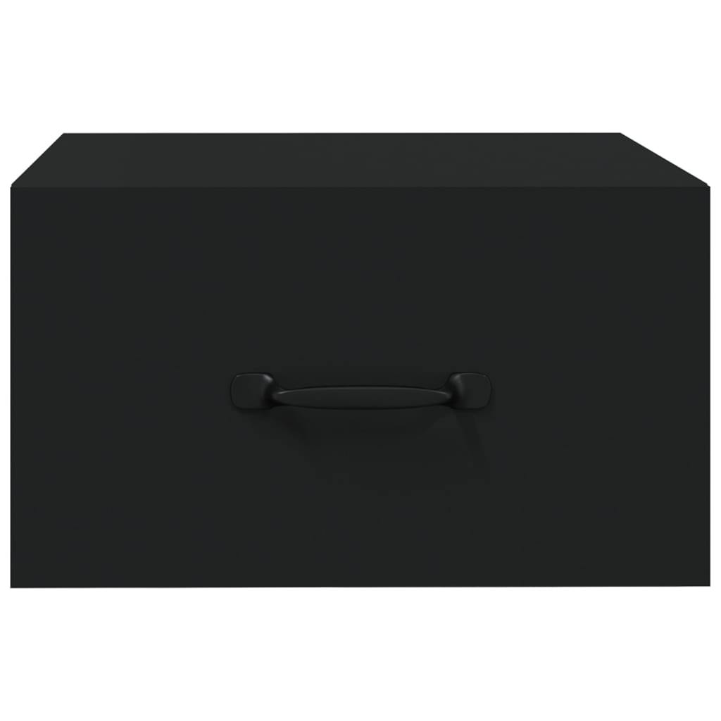 Tables de chevet murales 2 pcs Noir 35x35x20 cm - XIOS