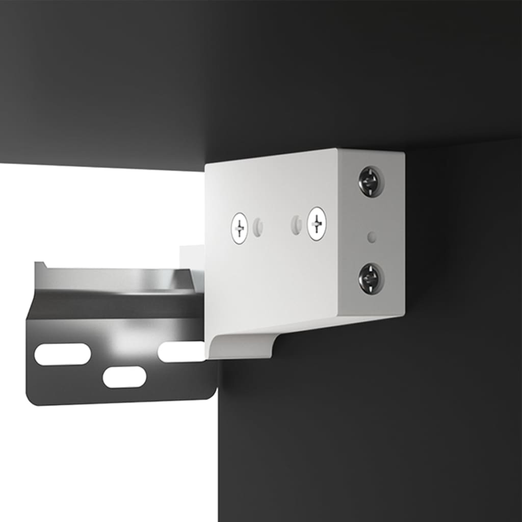 Tables de chevet murales 2 pcs Noir 35x35x20 cm - XIOS