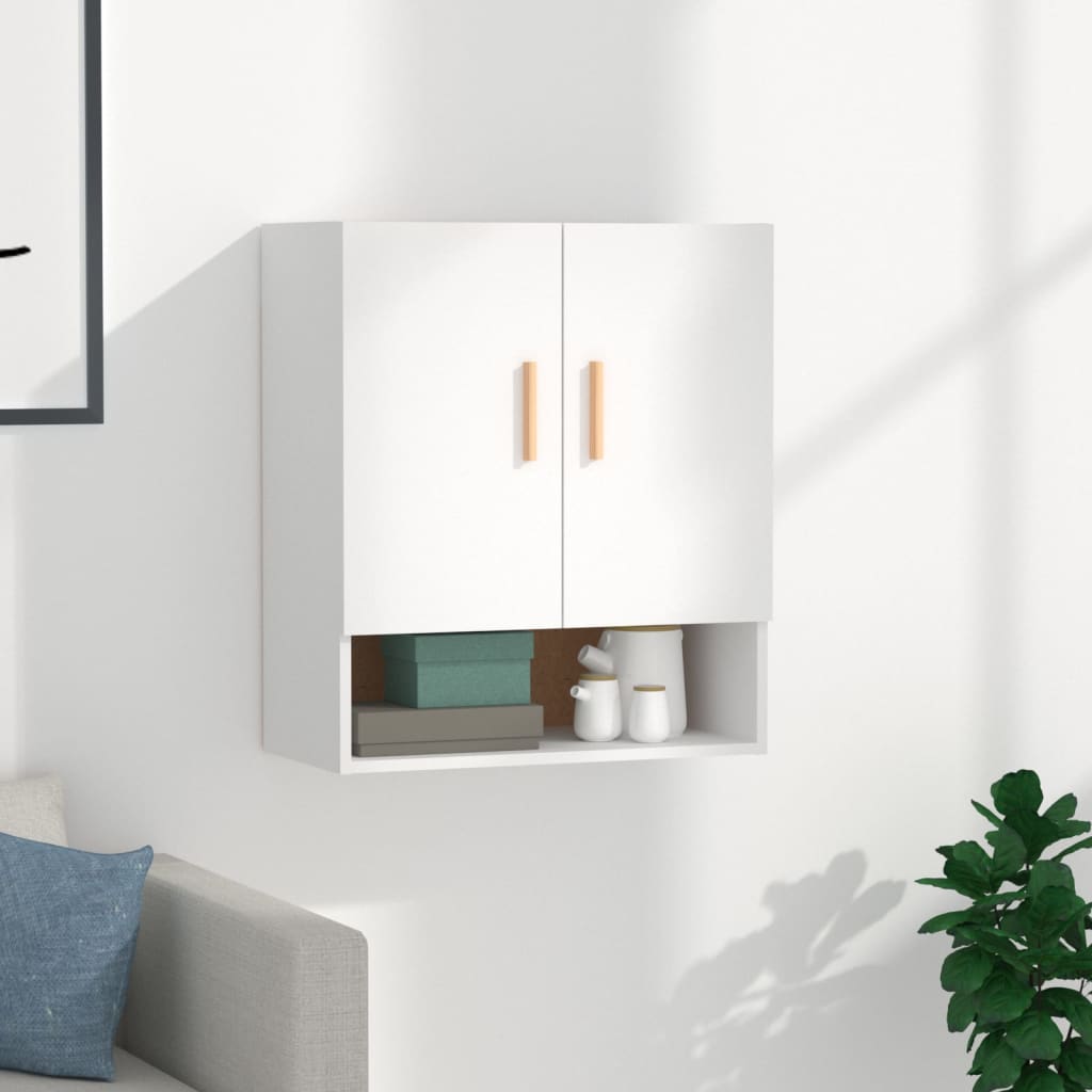 Armoire murale Blanc 60x31x70 cm Bois d'ingénierie - XIOS