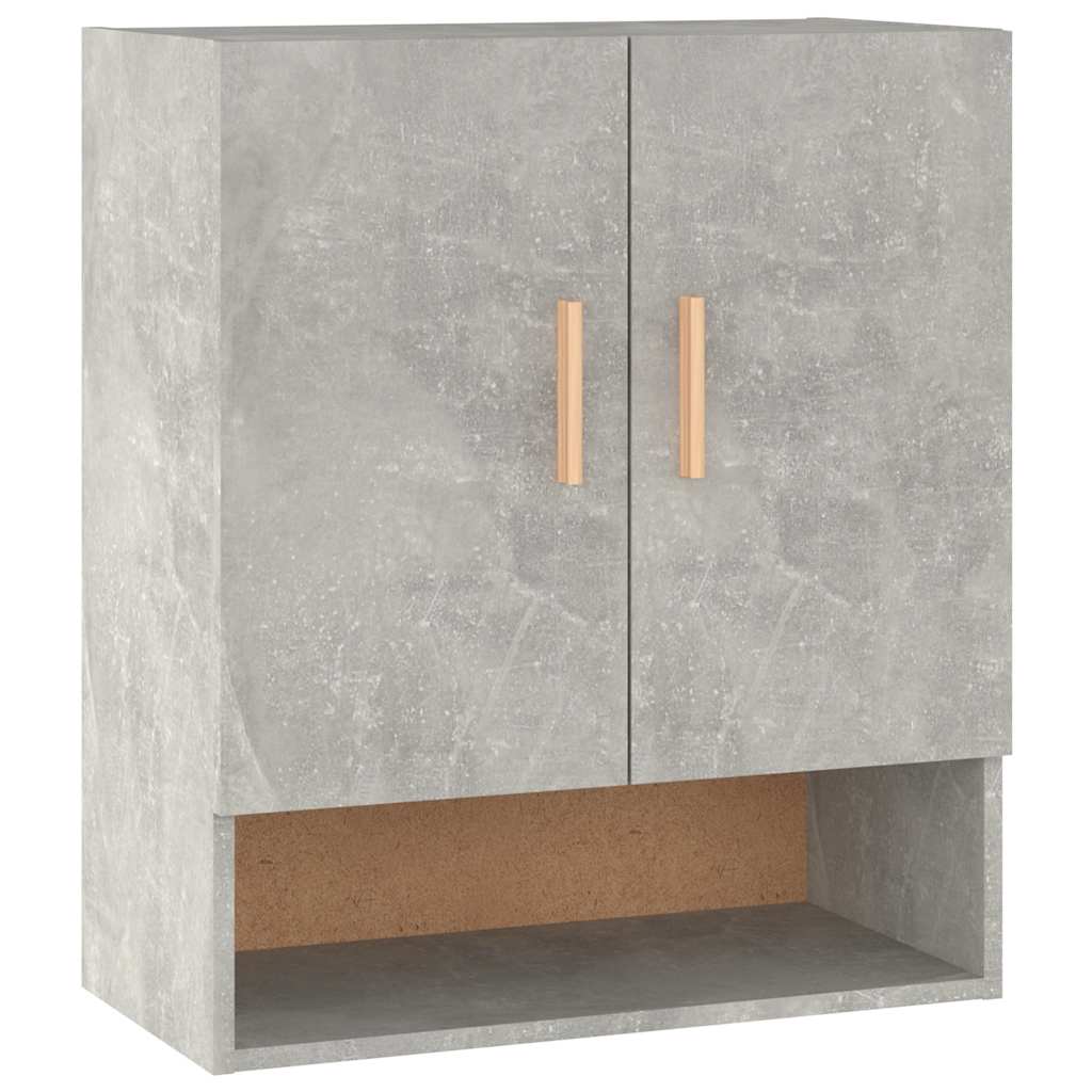 Armoire murale Gris béton 60x31x70 cm Bois d'ingénierie - XIOS
