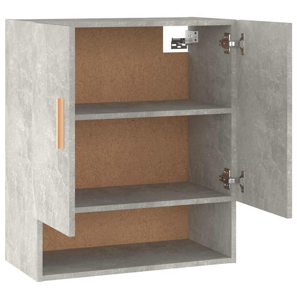 Armoire murale Gris béton 60x31x70 cm Bois d'ingénierie - XIOS