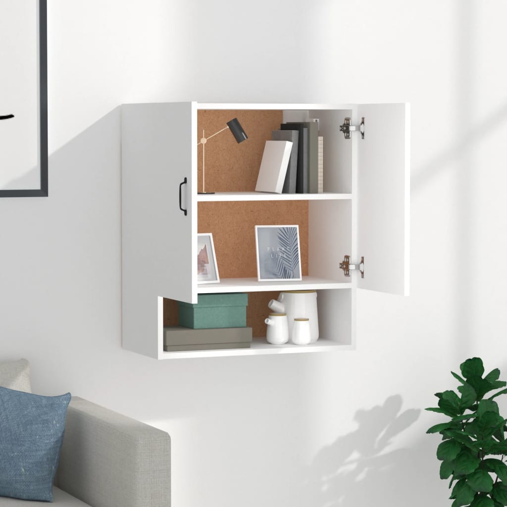 Armoire murale Blanc 60x31x70 cm Bois d'ingénierie - XIOS