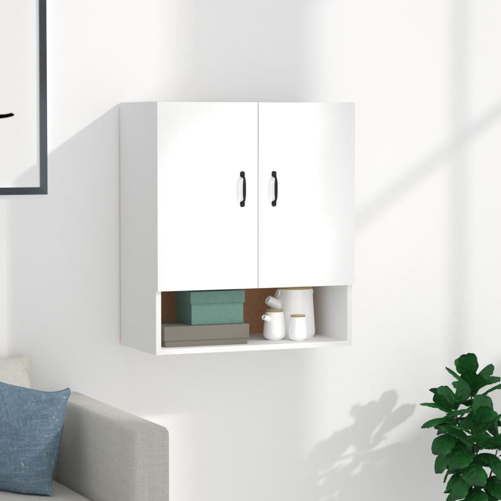 Armoire murale Blanc 60x31x70 cm Bois d'ingénierie - XIOS