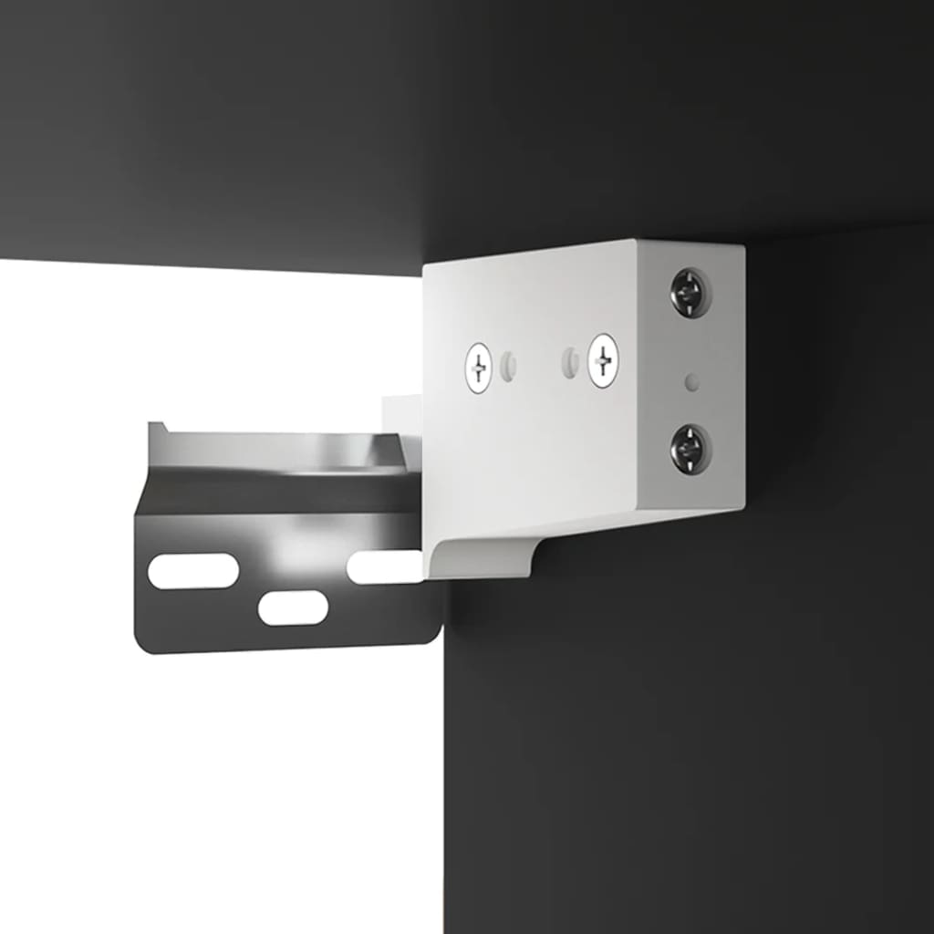 Armoire murale Noir 60x31x70 cm Bois d'ingénierie - XIOS