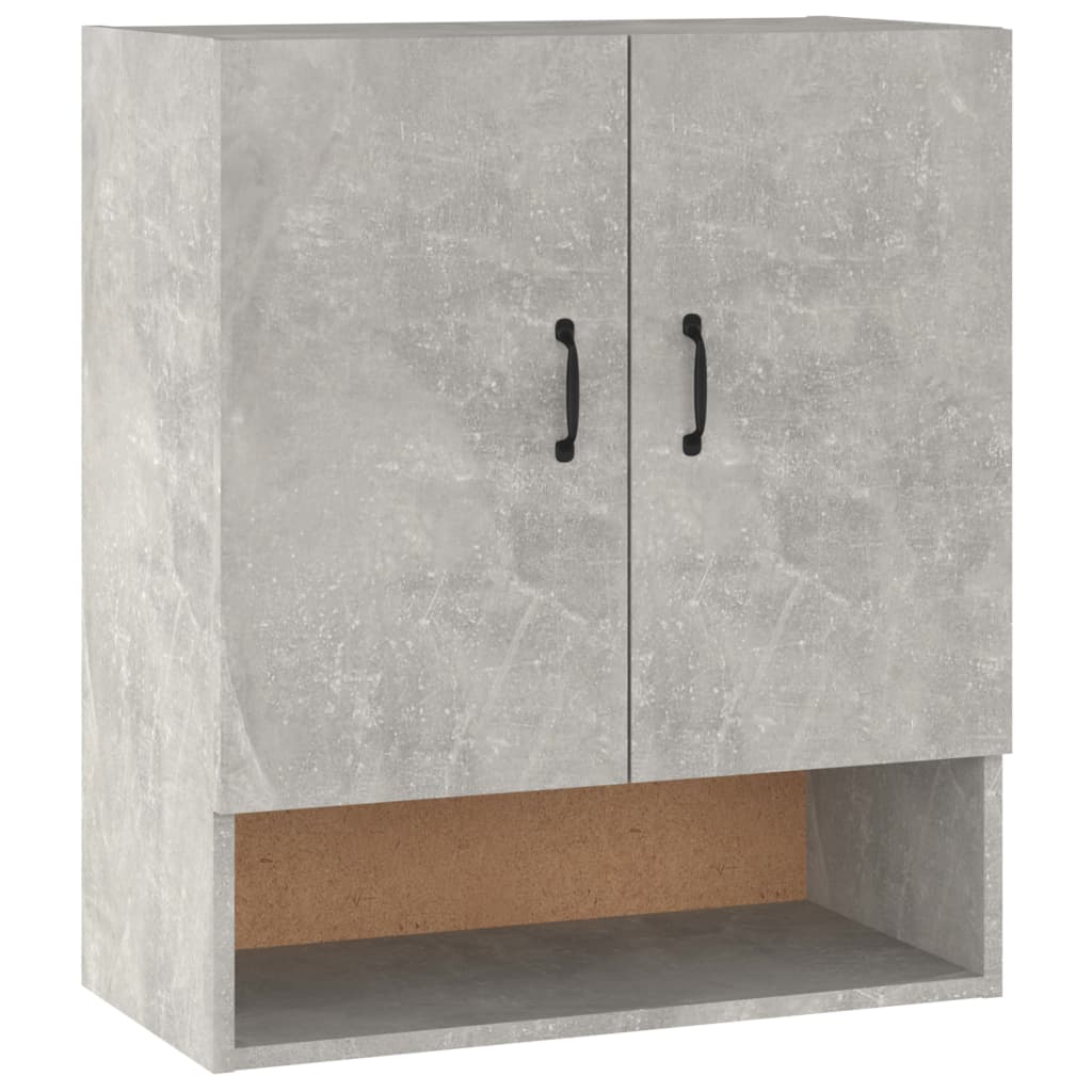 Armoire murale Gris béton 60x31x70 cm Bois d'ingénierie - XIOS