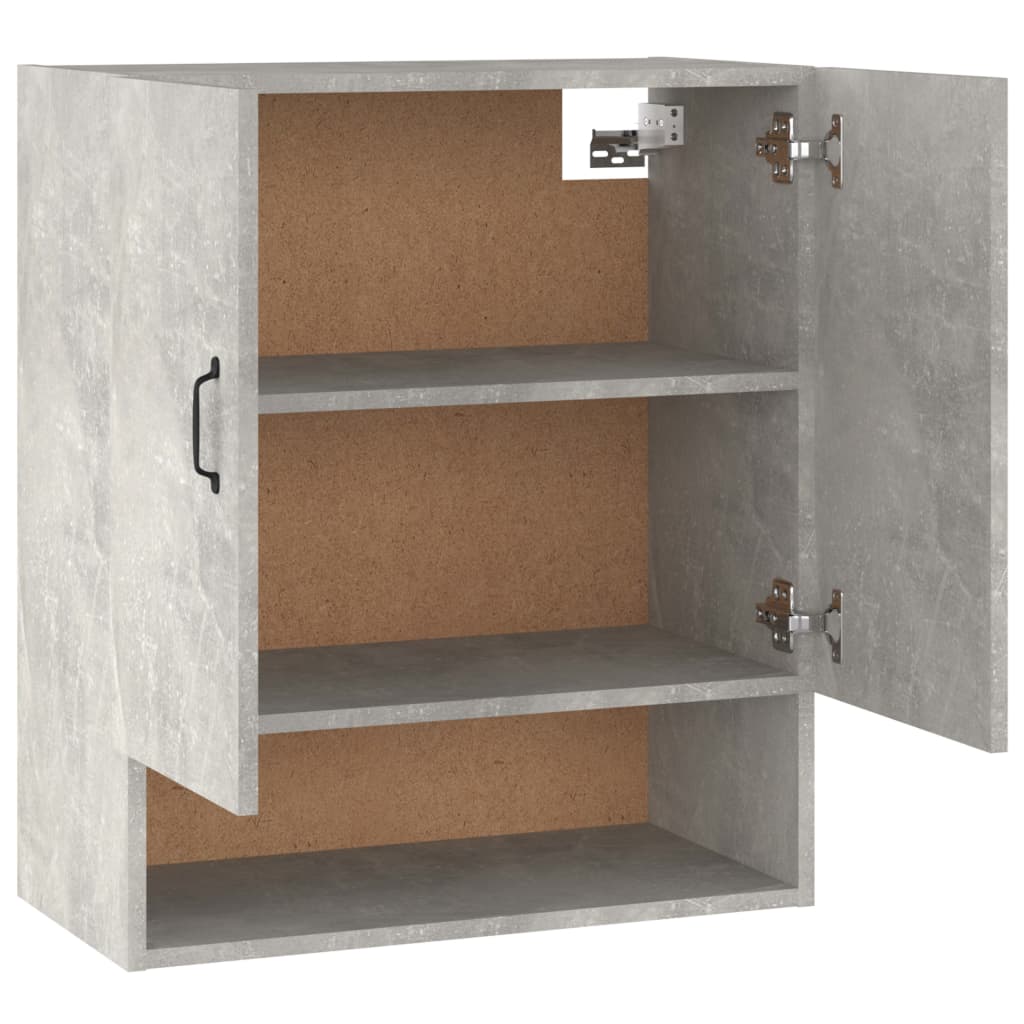 Armoire murale Gris béton 60x31x70 cm Bois d'ingénierie - XIOS
