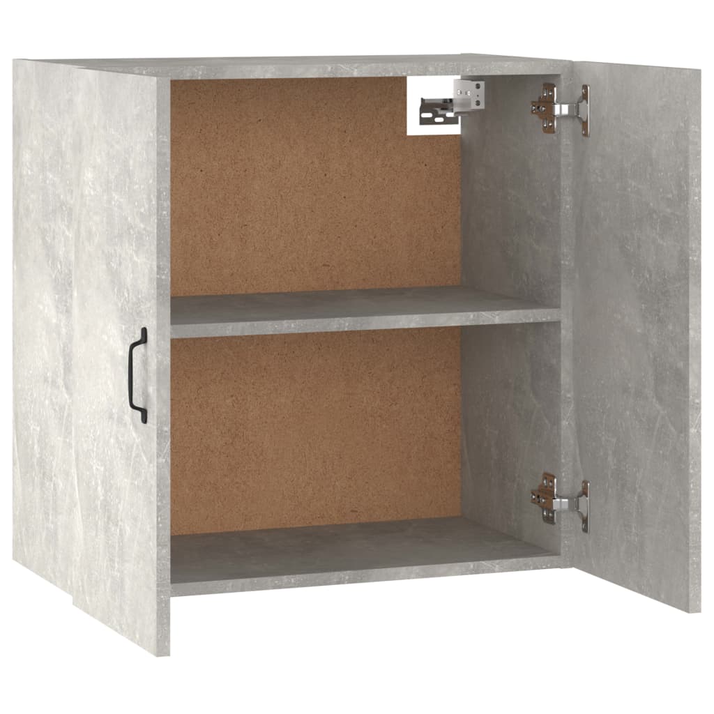 Armoire murale Gris béton 60x31x60 cm Bois d'ingénierie - XIOS