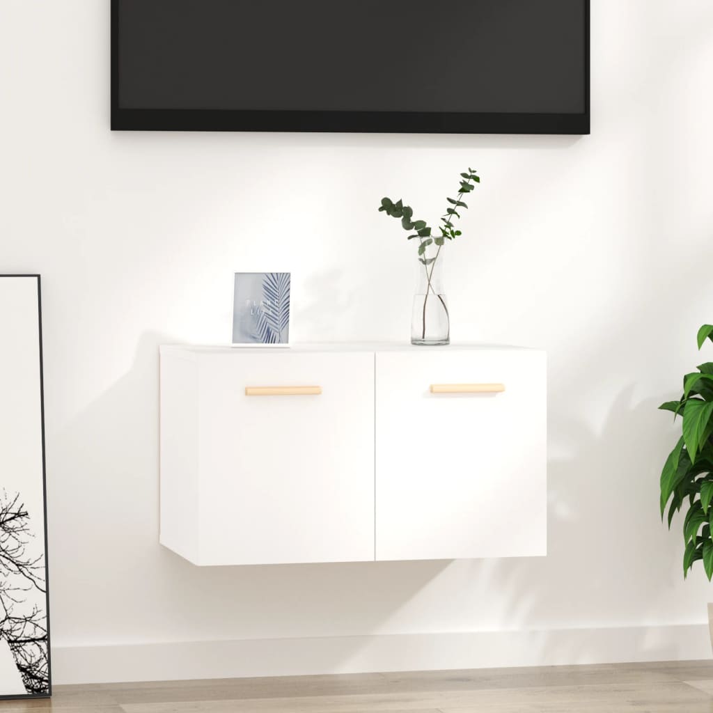Armoire murale Blanc 60x36,5x35 cm Bois d'ingénierie - XIOS