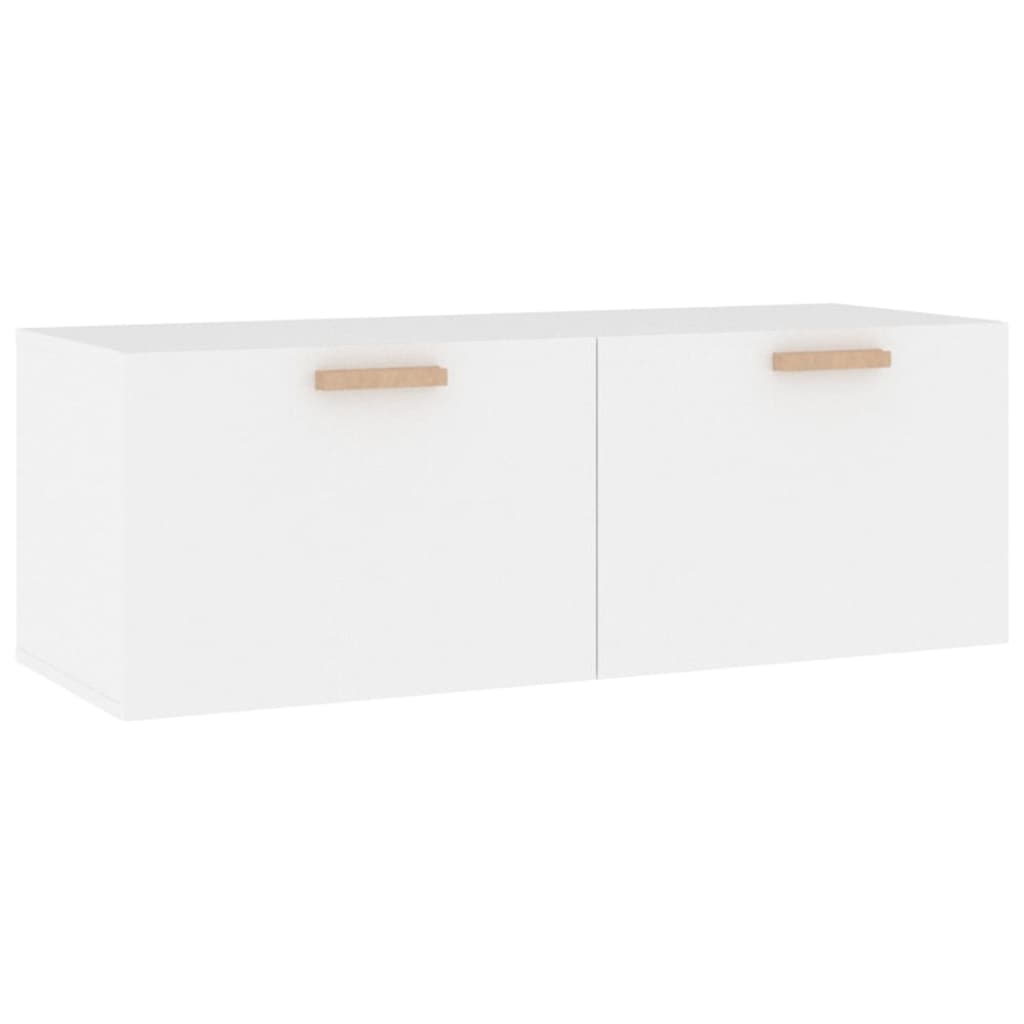 Armoire murale Blanc 100x36,5x35 cm Bois d'ingénierie - XIOS