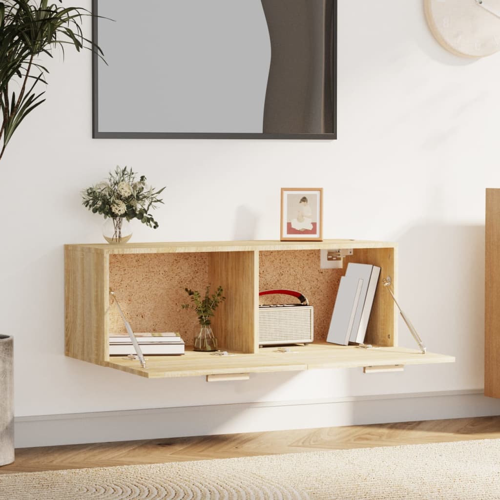 Armoire murale Chêne sonoma 100x36,5x35 cm Bois d'ingénierie - XIOS